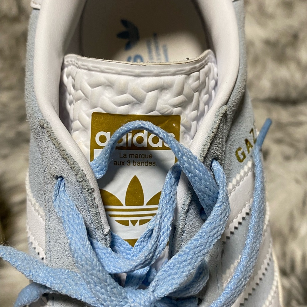 Adidas Sky Blue Gazelle Bold Platform Sneaker - Picture 10 of 13